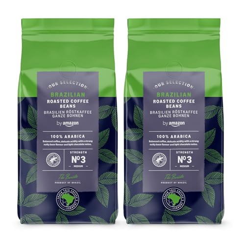 by Amazon caffè brasiliano in grani 1 kg arabica tostatura media