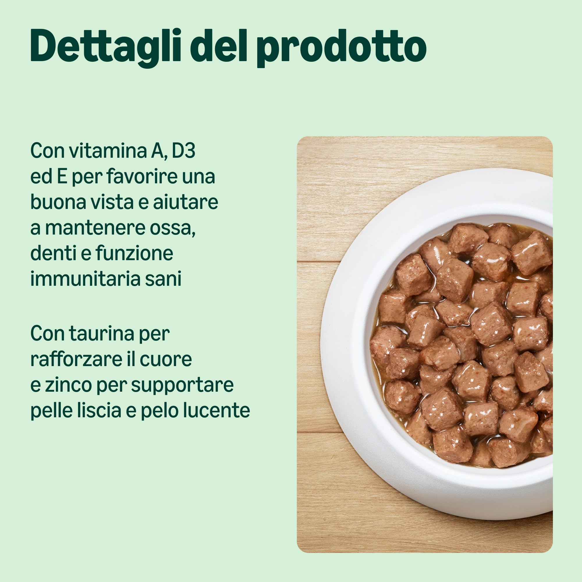 by Amazon Cibo Umido Gatti Bocconcini Salmone 12x415g