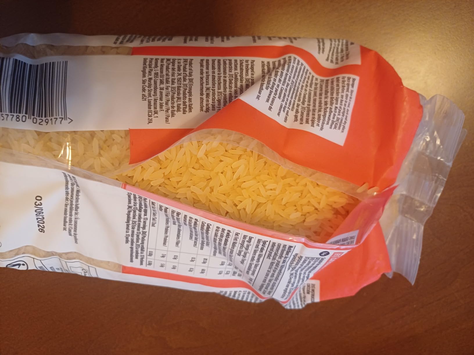 by Amazon Riso a Grani Tondi riso 1 kg origine Italia