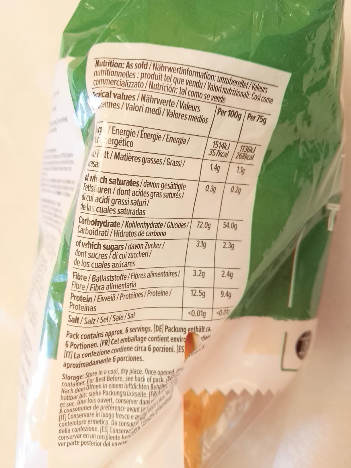 by Amazon Tagliatelle Grano Duro Pasta 500g italiana