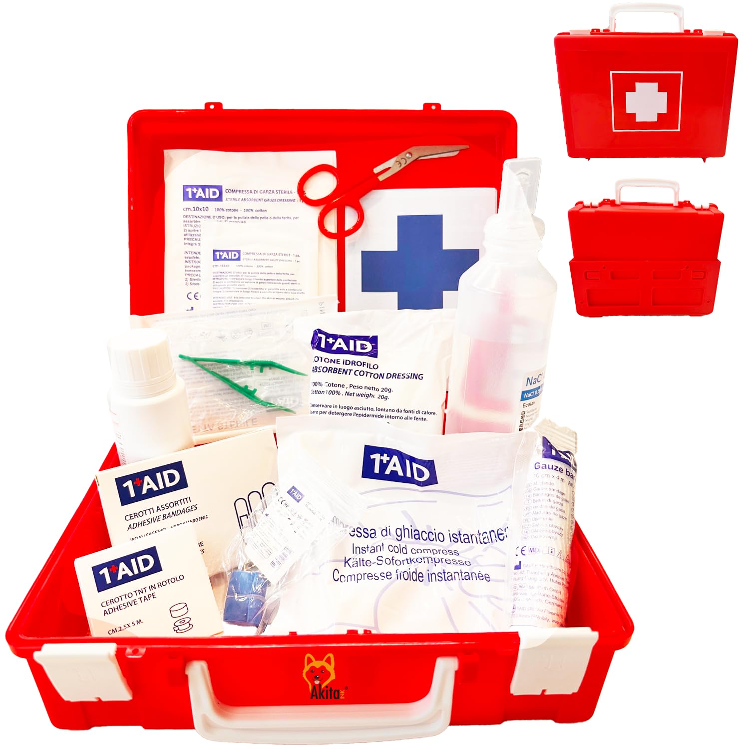 Akitaink Allegato 2 cassetta pronto soccorso parete completa