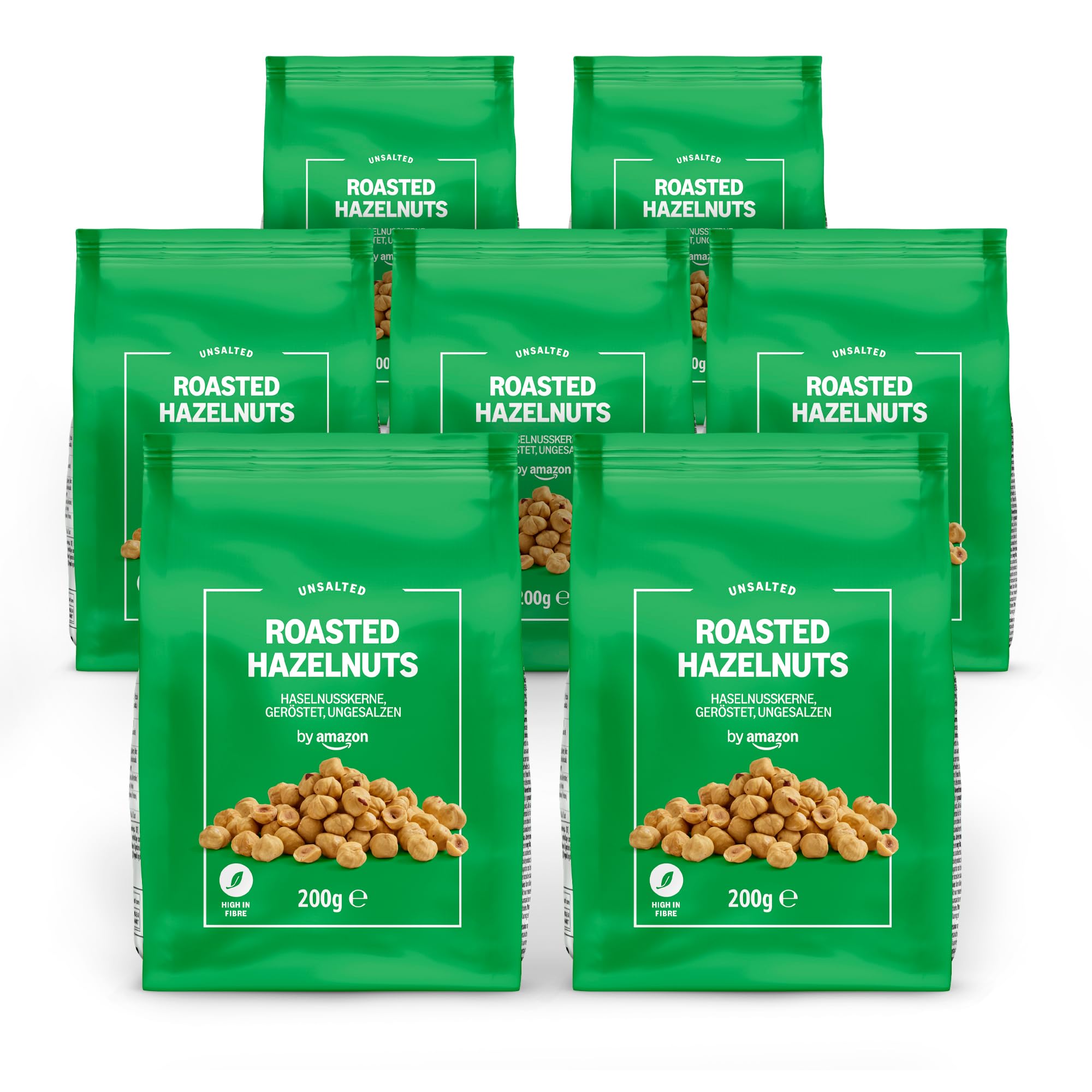 by Amazon Nocciole Tostate Non Salate 200g Ricche di Fibre