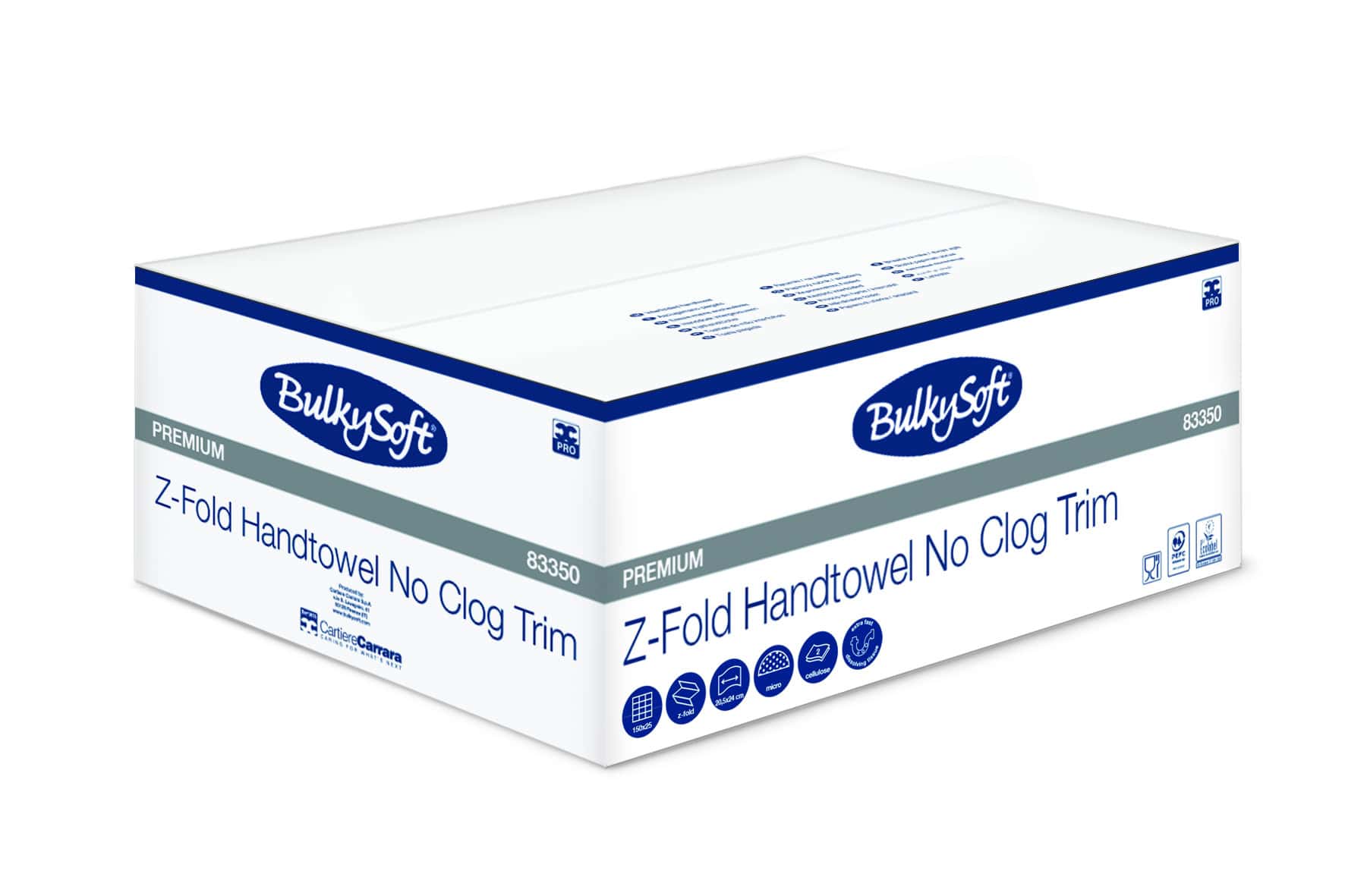 Bulkysoft Premium Z-Fold Trim asciugamani a Z anti intaso
