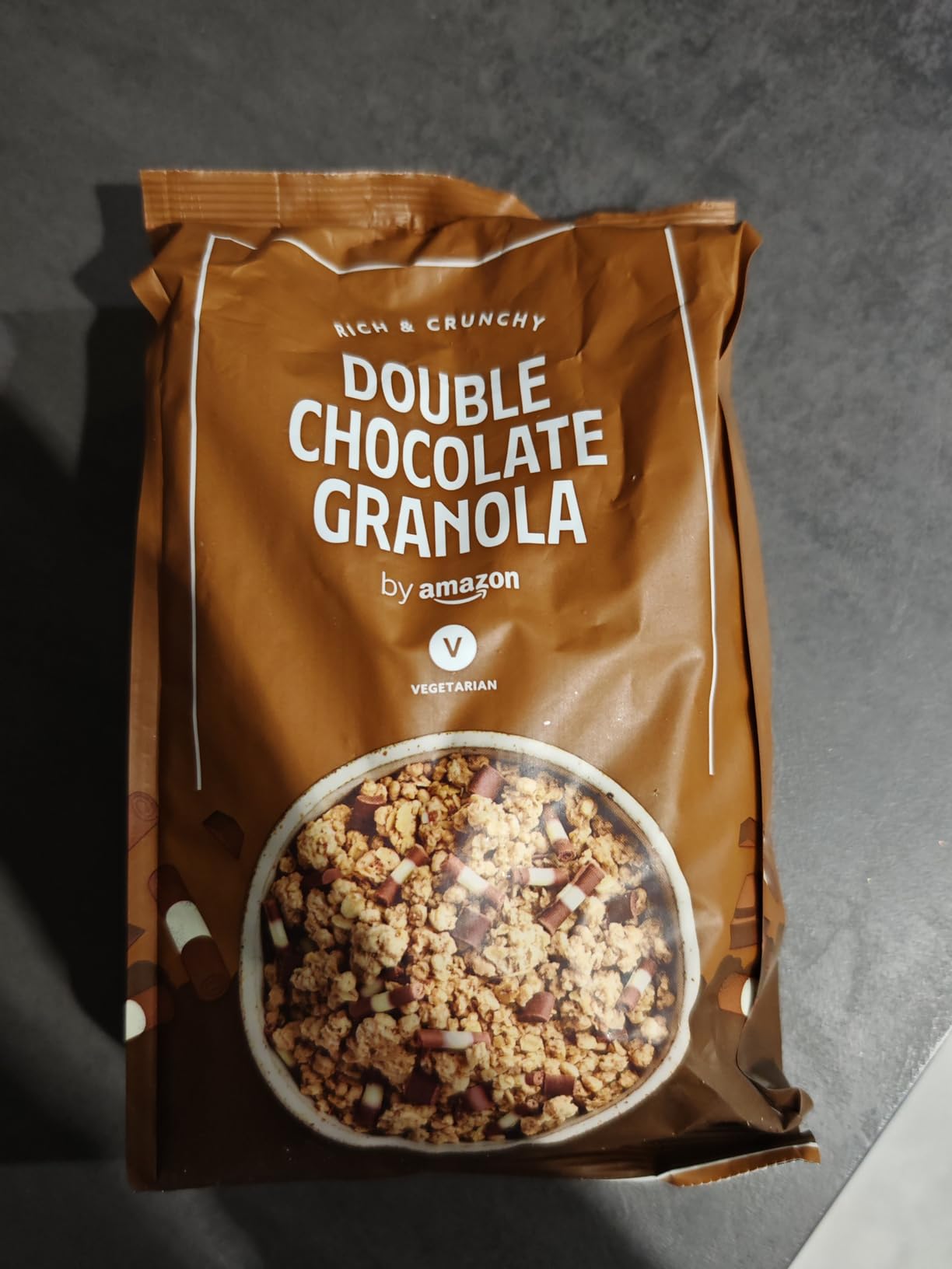 by Amazon Granola Double Chocolate 500g Croccante