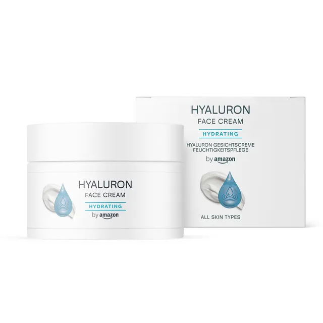 by Amazon Crema Viso Acido Ialuronico 50 ml Pelle Sensibile