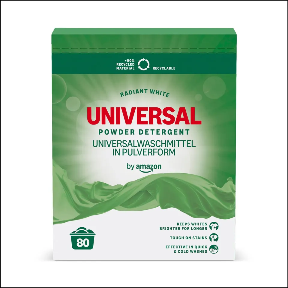 by Amazon Detersivo Polvere Universale 4,8 kg 80 Lavaggi