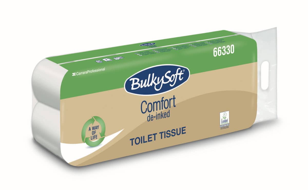 Bulkysoft Comfort carta igienica 10 rotoli 2 veli 160 strappi