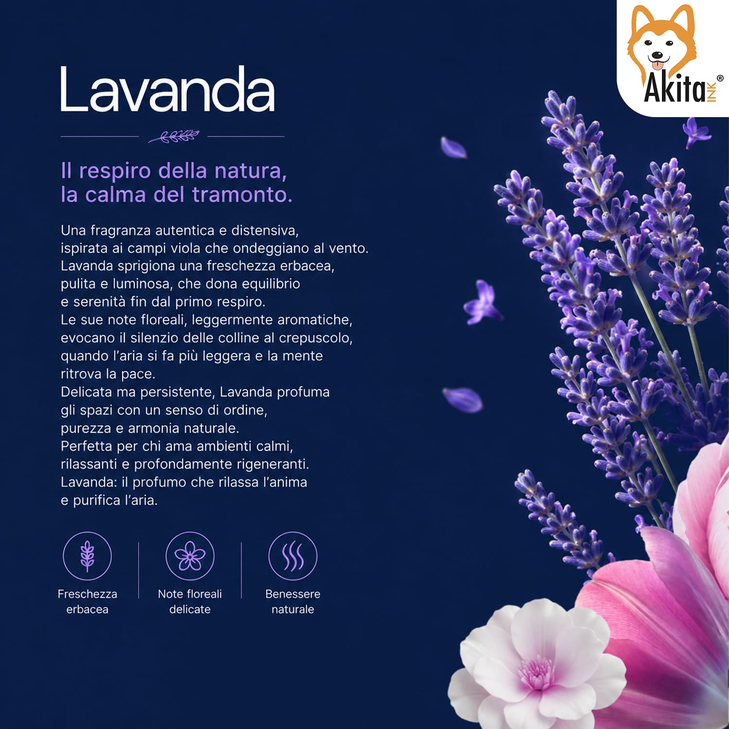 Akitaink Sacchetti Profumati Lavanda 6 Pezzi per Armadi