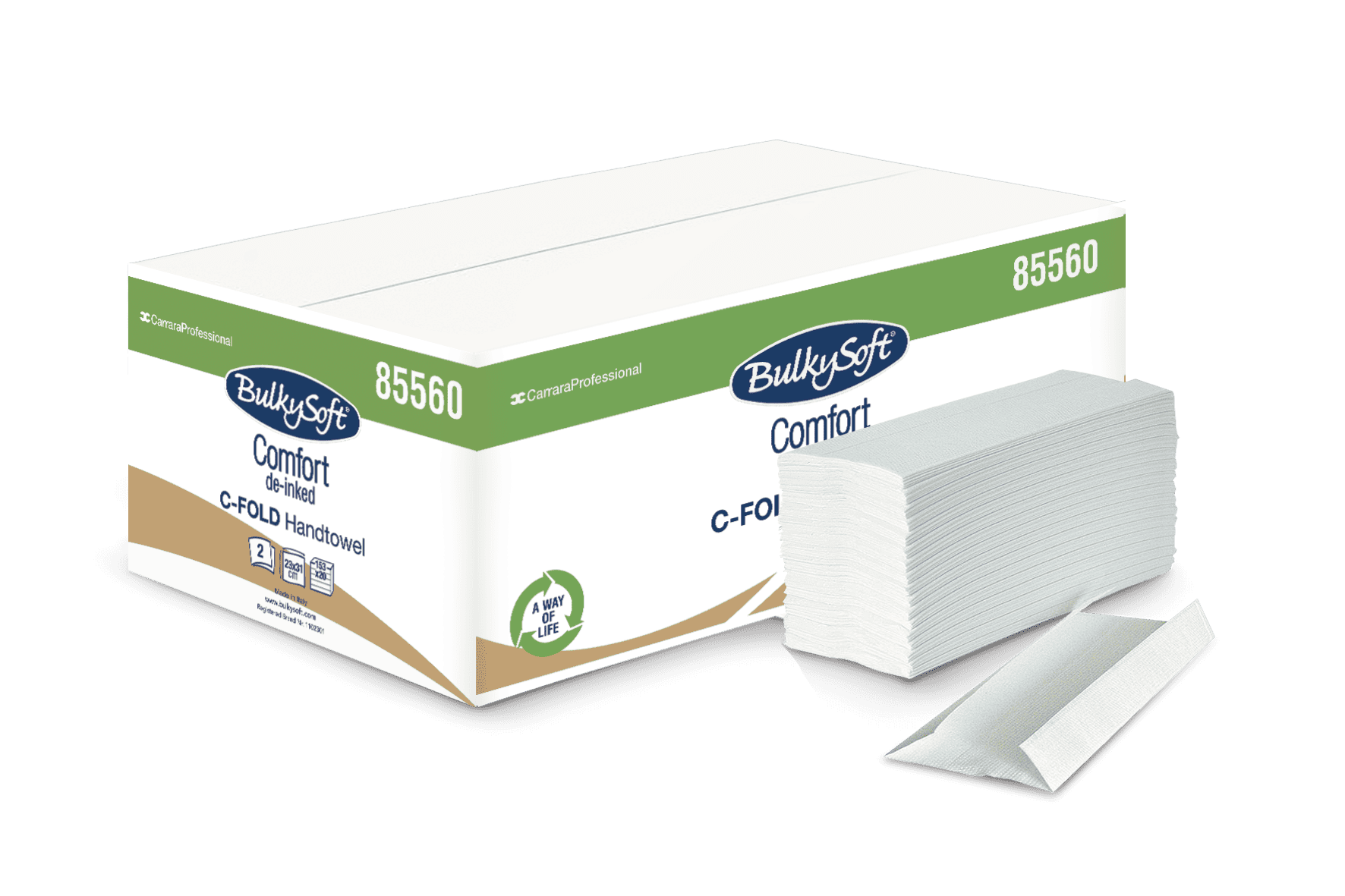 Bulkysoft Comfort C-Fold HP asciugamani piegati a C
