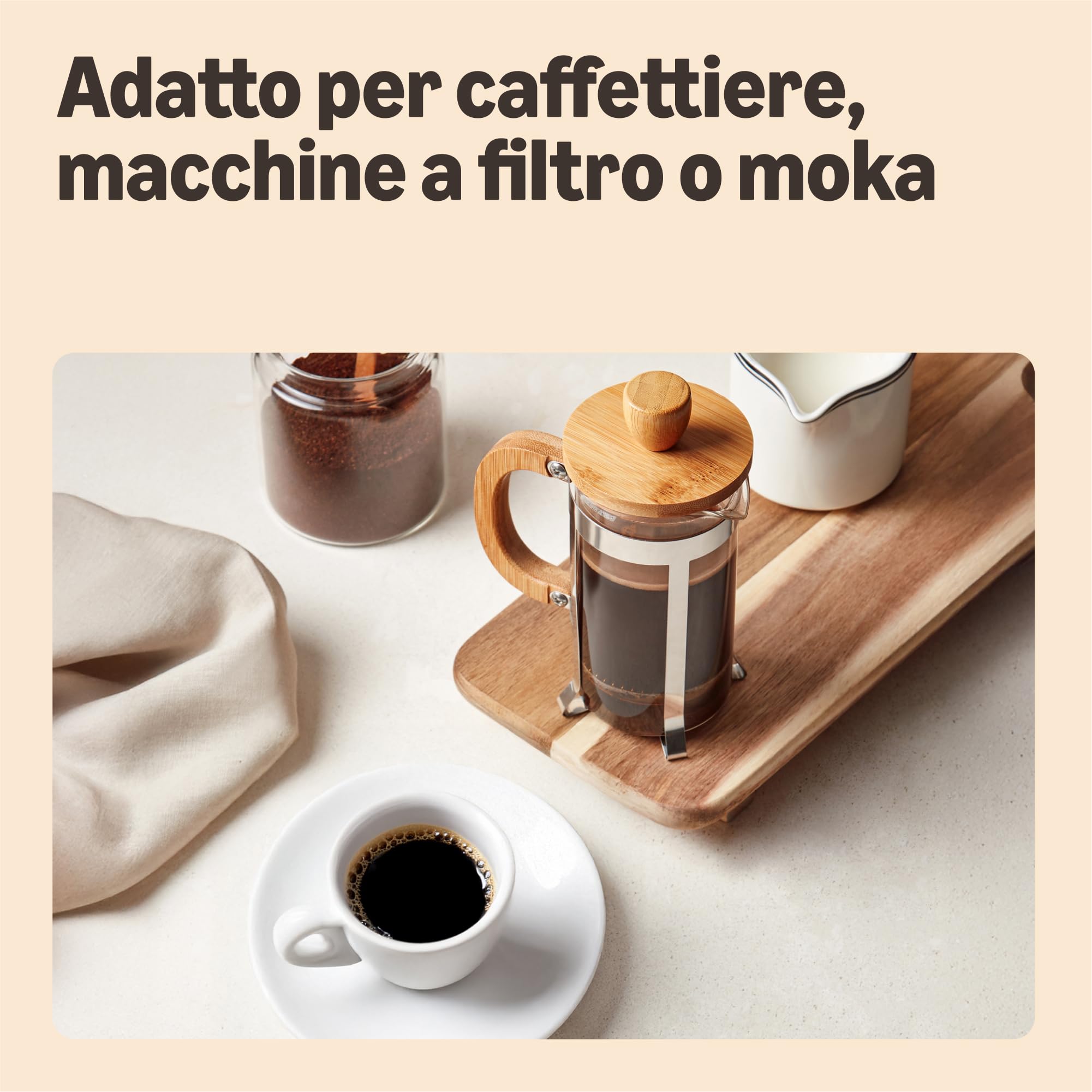by Amazon Classico Caffè Macinato Arabica 500 g Tostatura Media