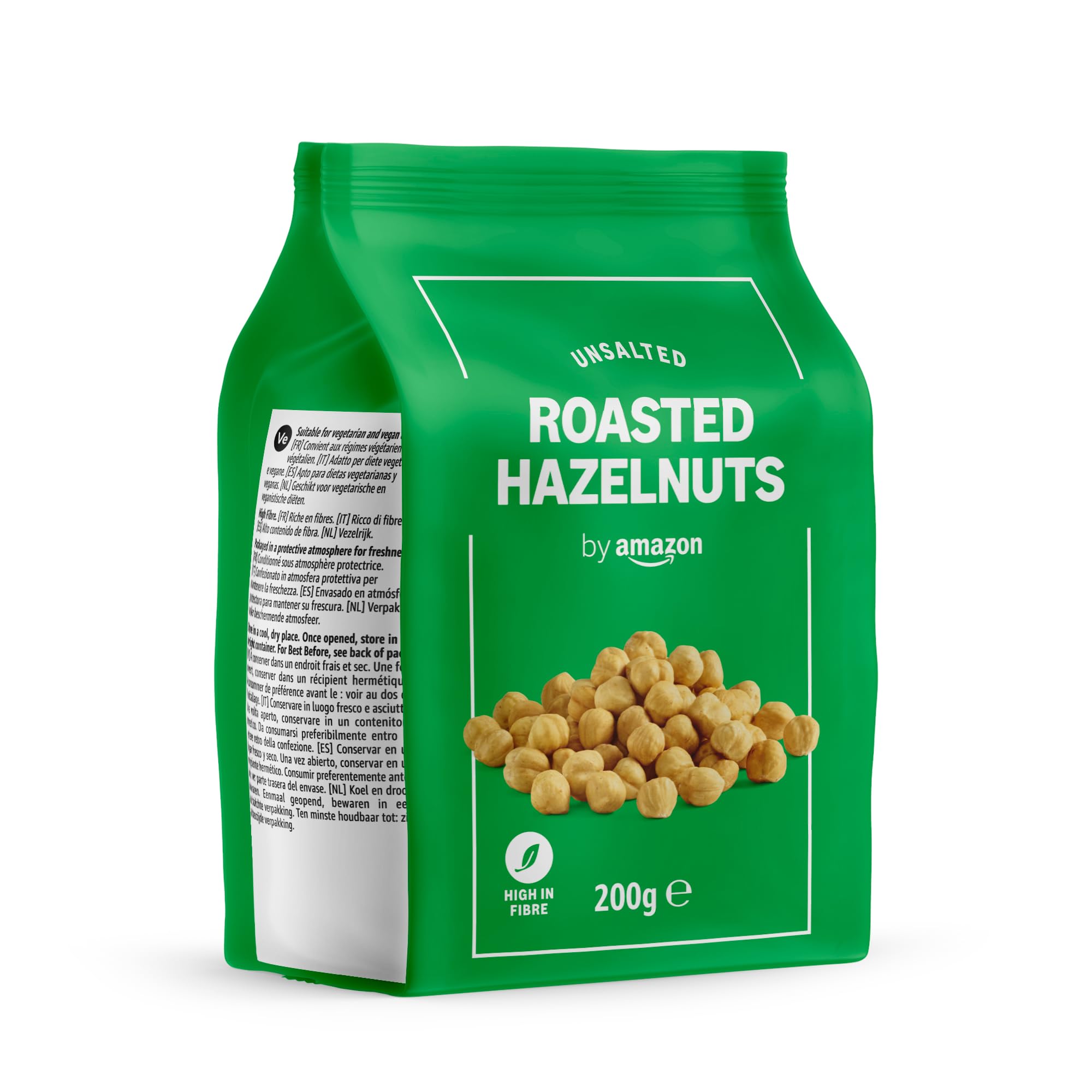by Amazon Nocciole Tostate 200 g Ricche di Fibre
