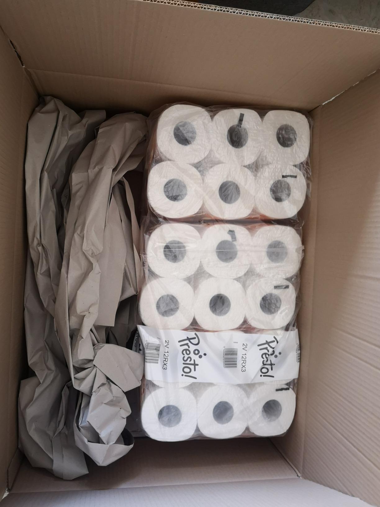 by Amazon Carta Igienica 2 Veli 36 Rotoli Morbida 210 Strappi