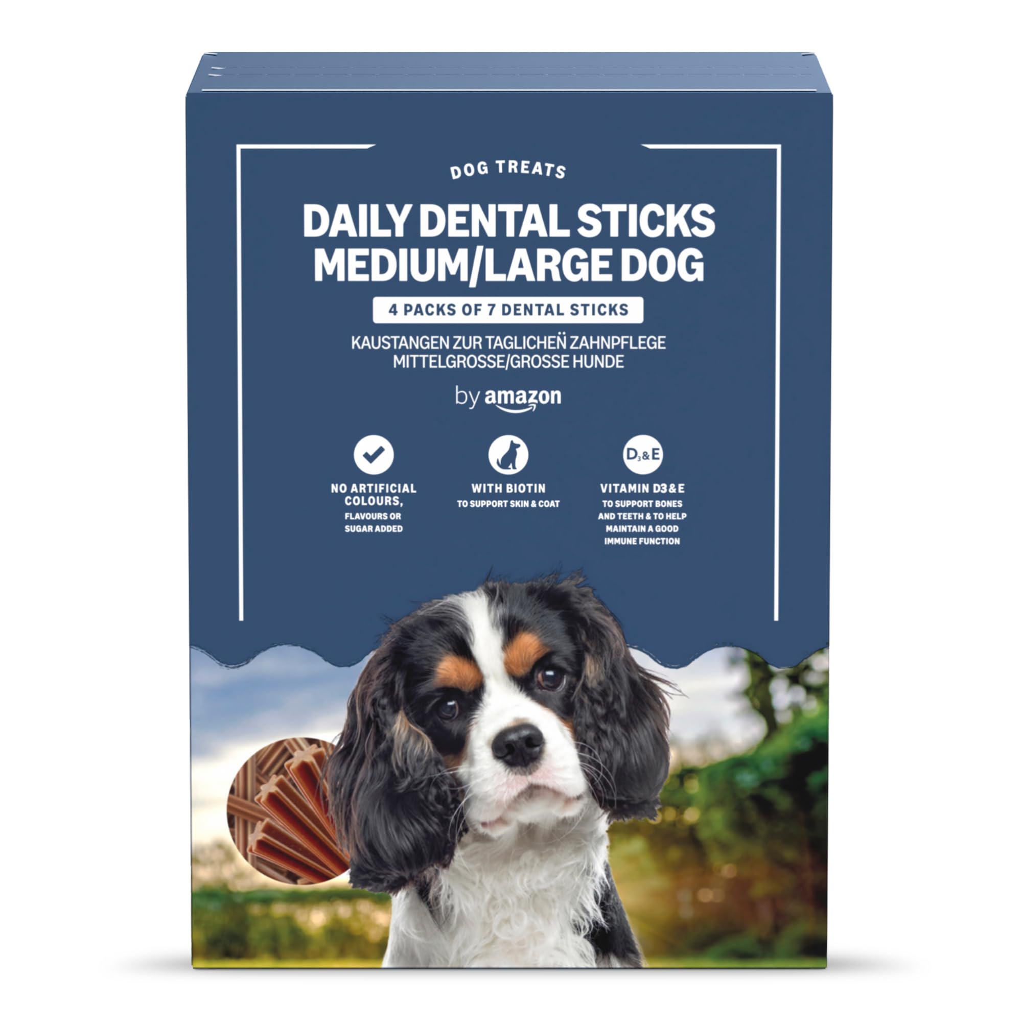 by Amazon Sticks Denti cani media/grande 4x270 g