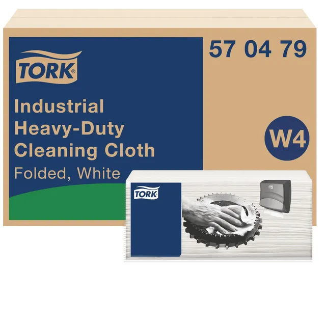 Tork 570479 panno pulizia industriale W4 bianco 60 panni