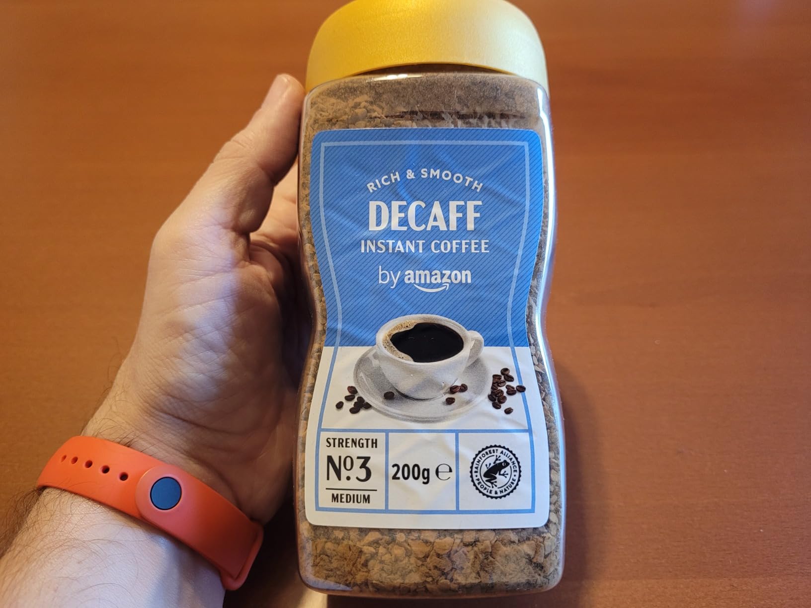 by Amazon Gold Caffè Solubile Decaffeinato 200 g Intensità 3