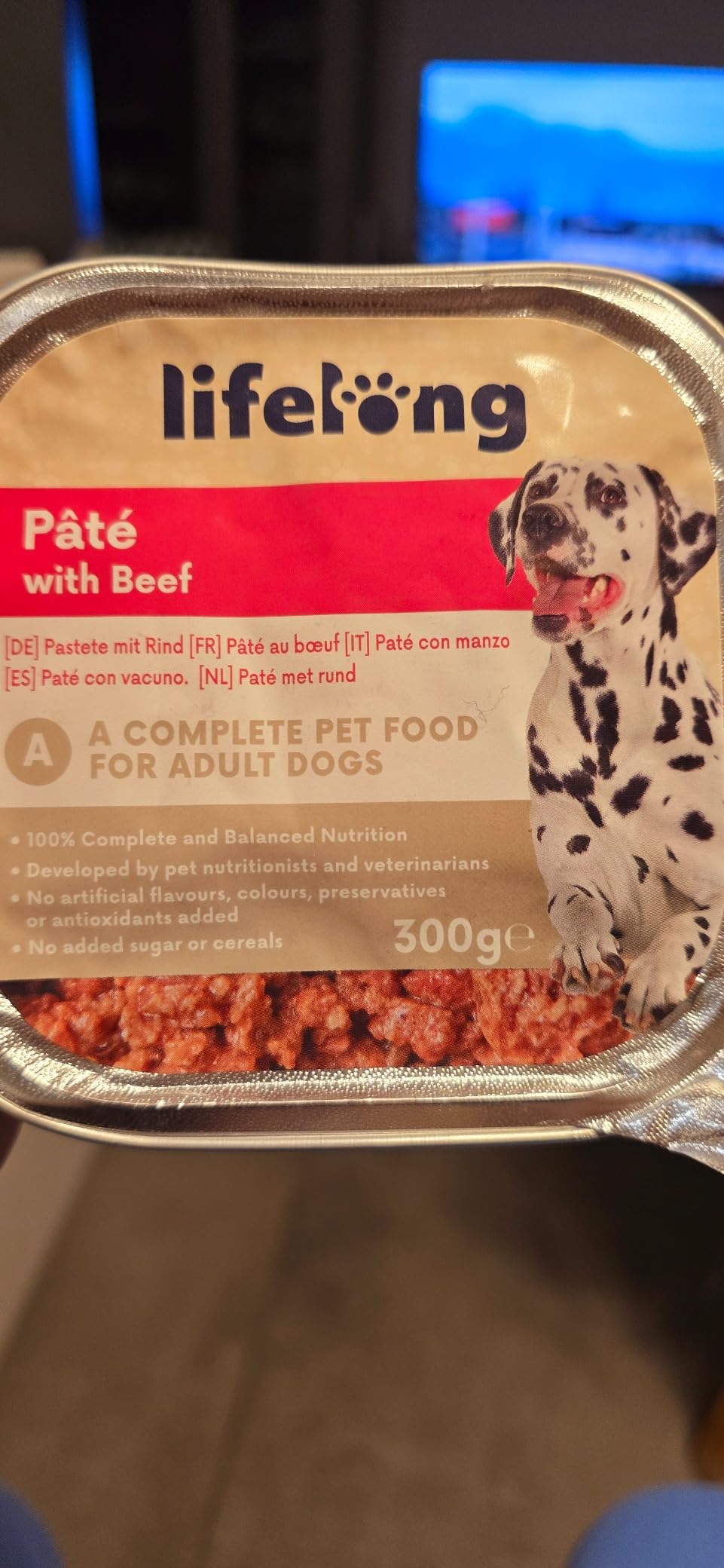 by Amazon Paté di Manzo Cibo Umido per Cani 300 g x10