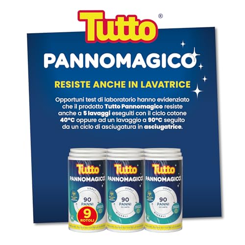 Tutto Pannomagico panni assorbenti 9 rotoli da 90 strappi airlaid