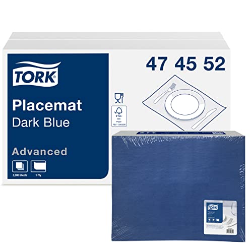 Tork Advanced 474552 tovaglietta carta blu scuro 500 pz monovelo