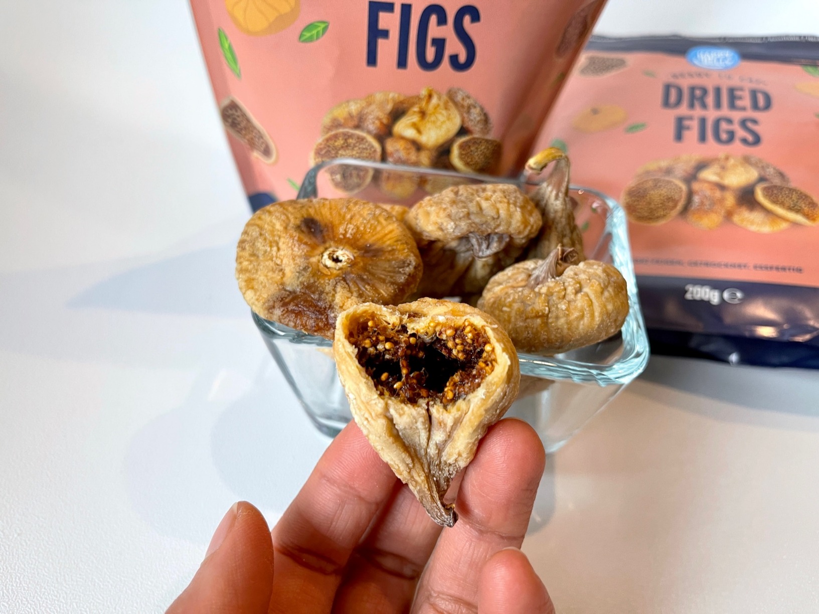 by Amazon fichi secchi snack vegano 200 g confezione da 6