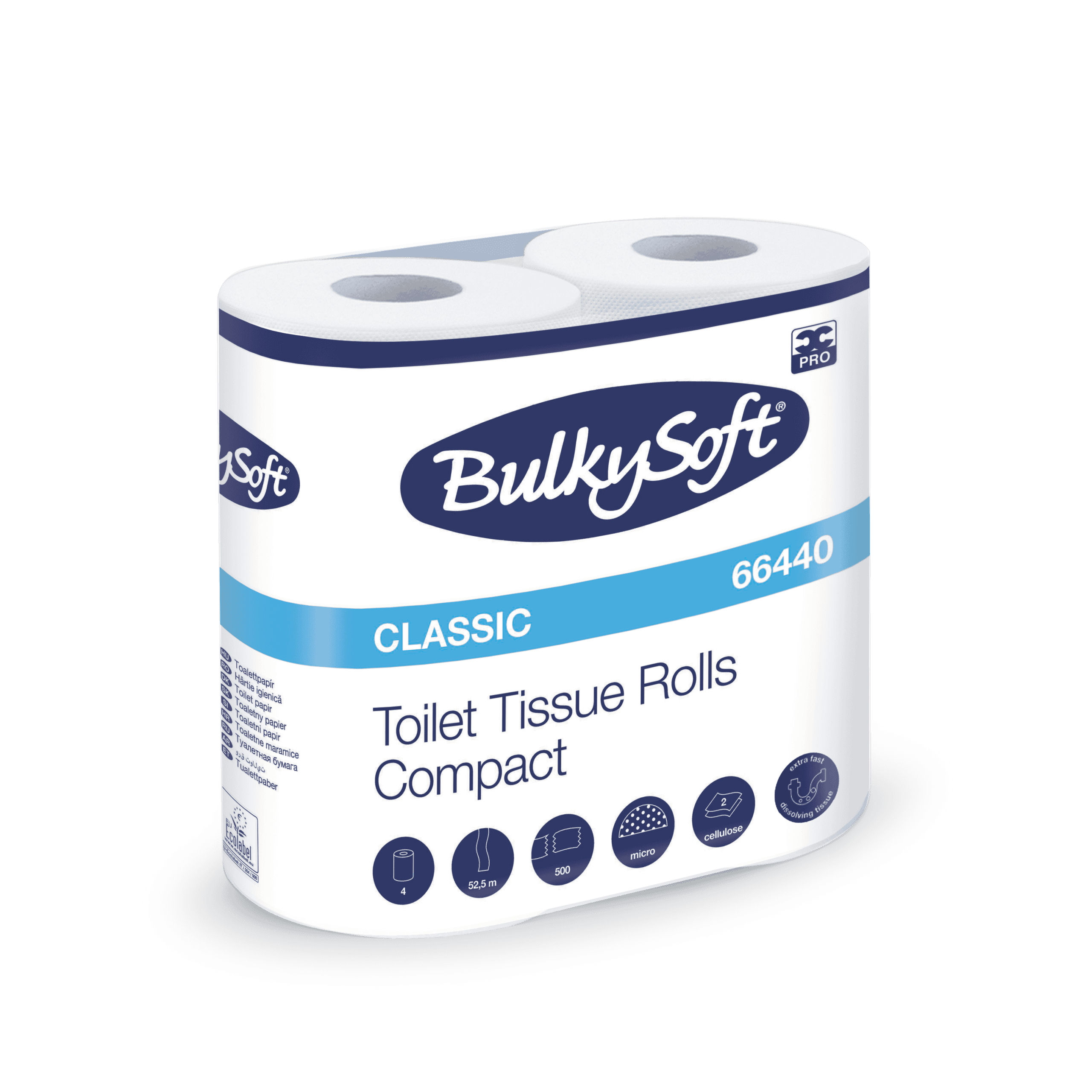 Bulkysoft Classic Compact rotoli carta igienica professionale
