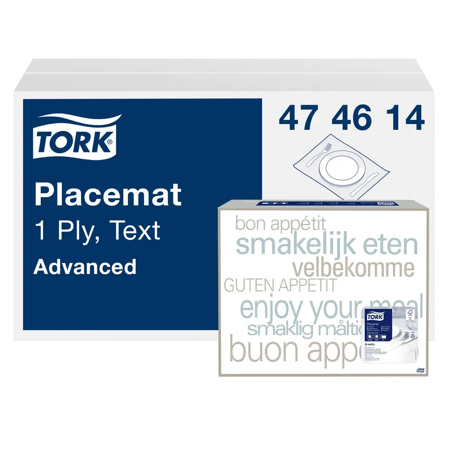Tork Advanced 474614 tovagliette Testo 500 pz monovelo