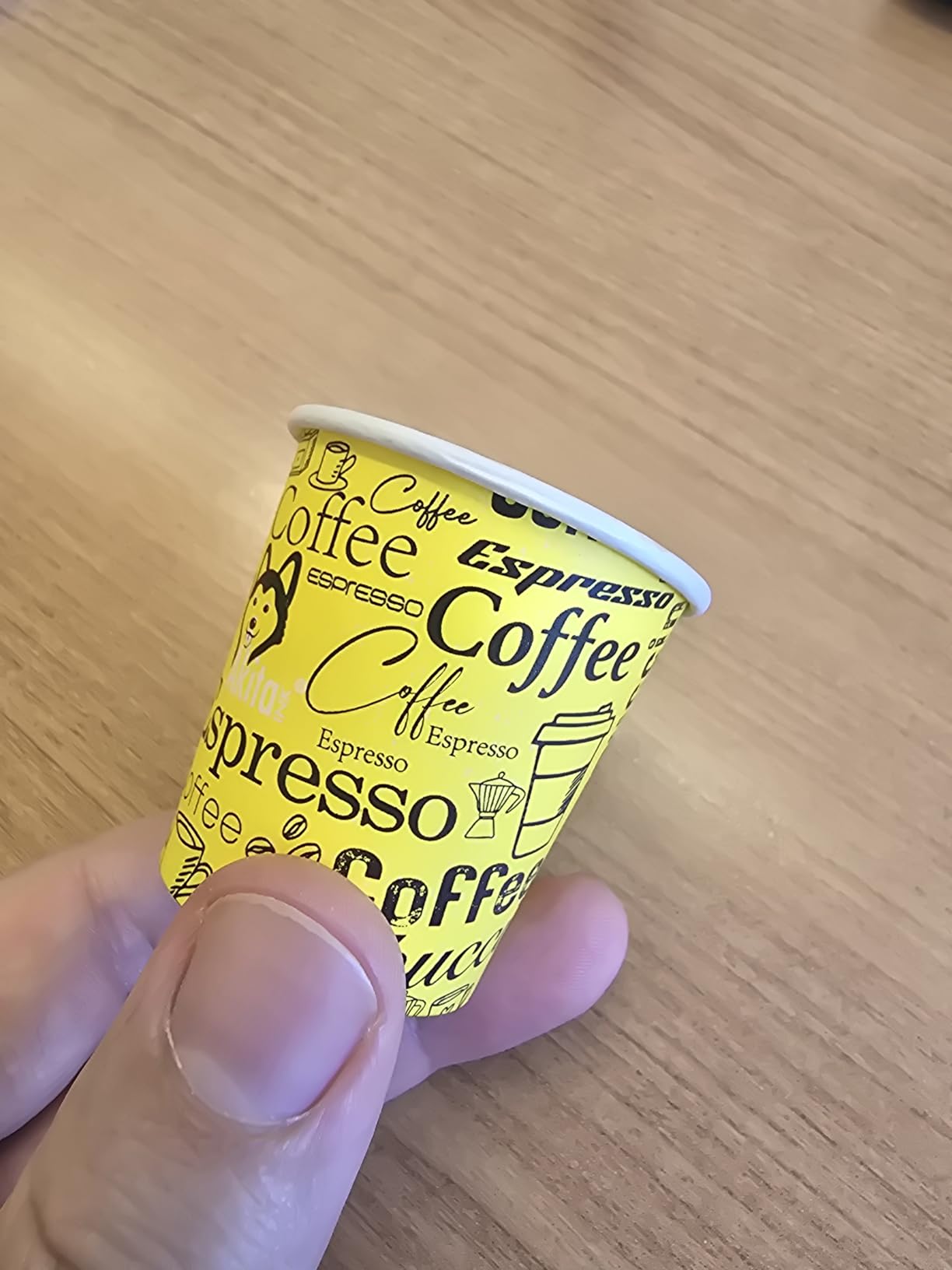 Akitaink bicchierini caffè carta 75 ml 1000 pezzi