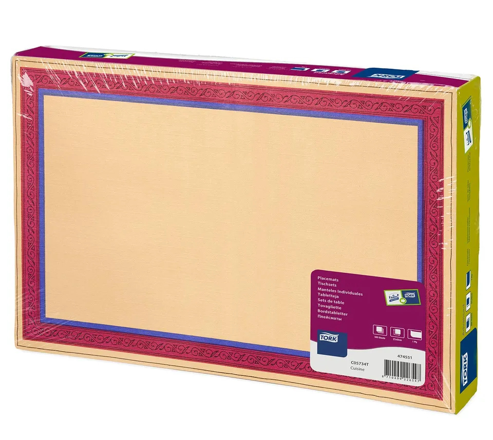 Tork Advanced 474551 tovagliette carta monovelo 500 pz bianche