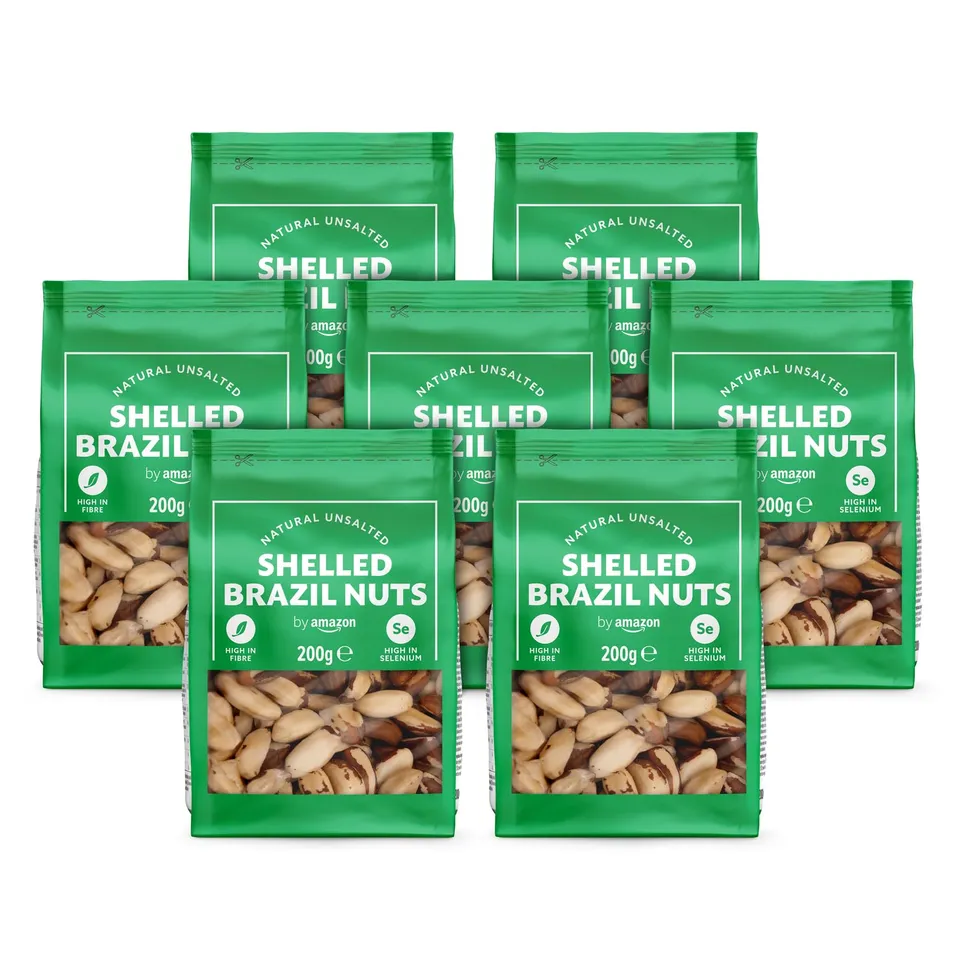 by Amazon Noci del Brasile Sgusciate 7 x 200 g ricche di selenio