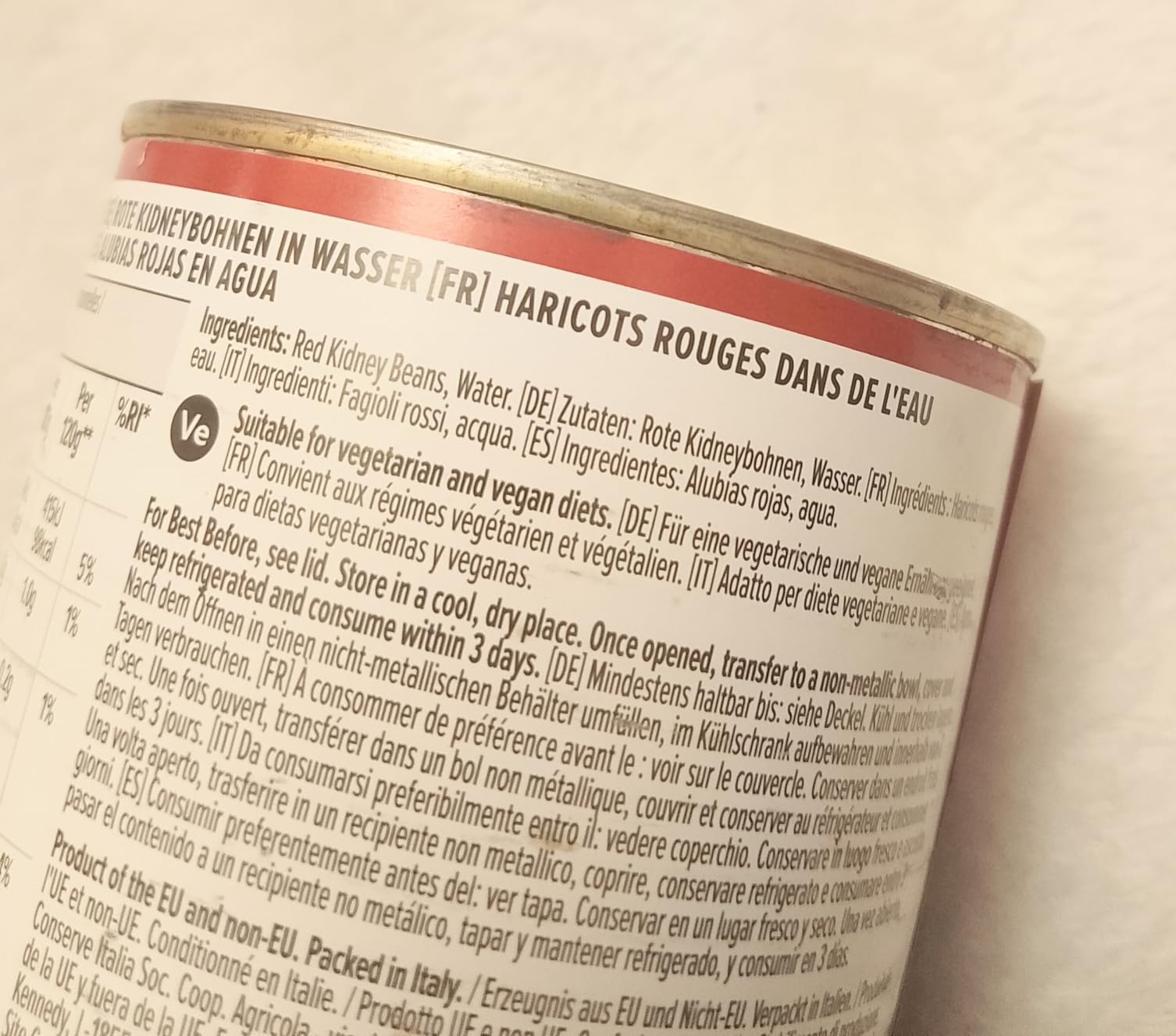 by Amazon fagioli rossi in acqua vegani 400 g