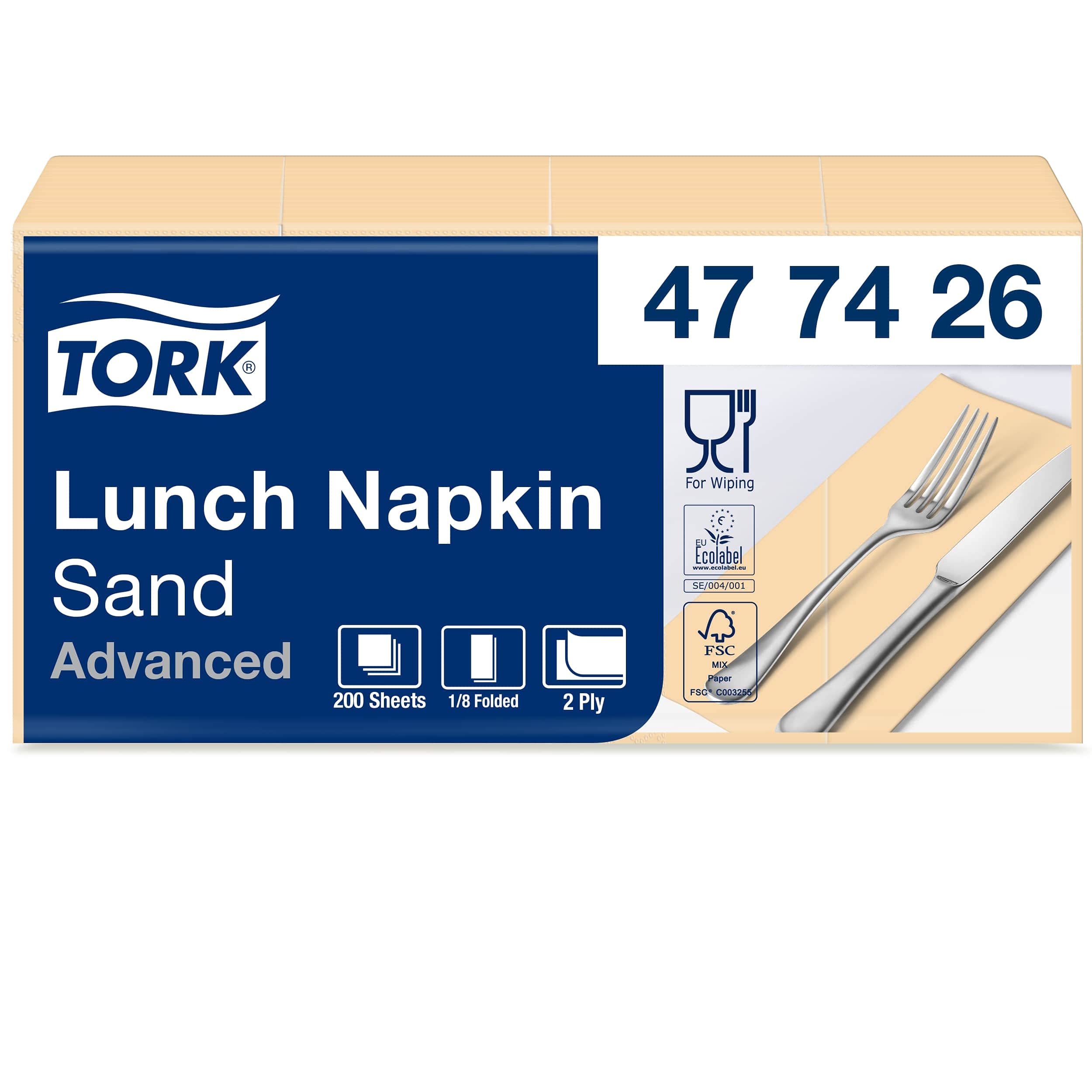Tork Lunch 477423 Tovaglioli Verde Scuro 2000 Pz 2 Veli