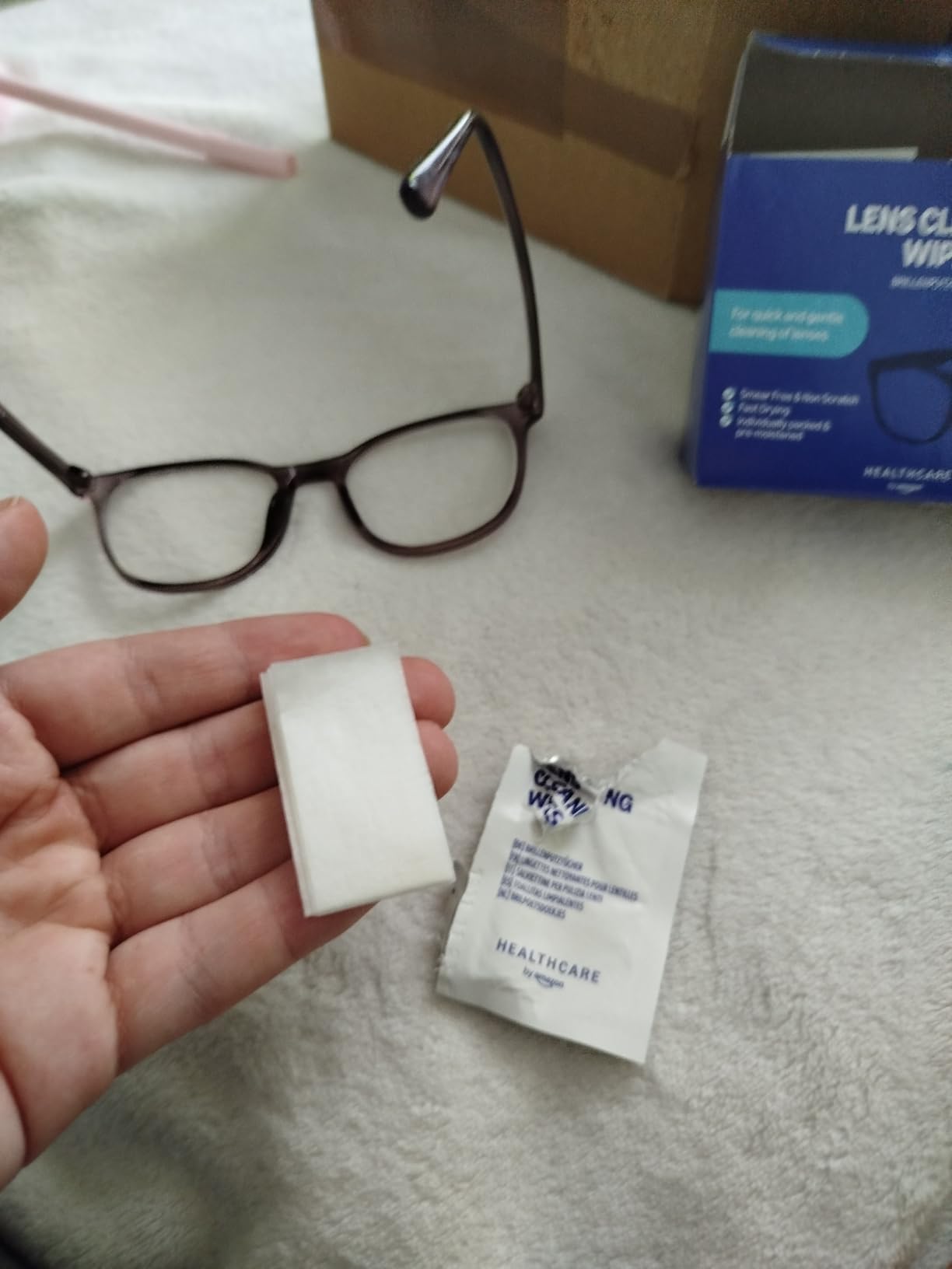 Healthcare by Amazon salviette lenti 180 pezzi monodose