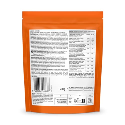 by Amazon semi di lino 350g ricchi di fibre