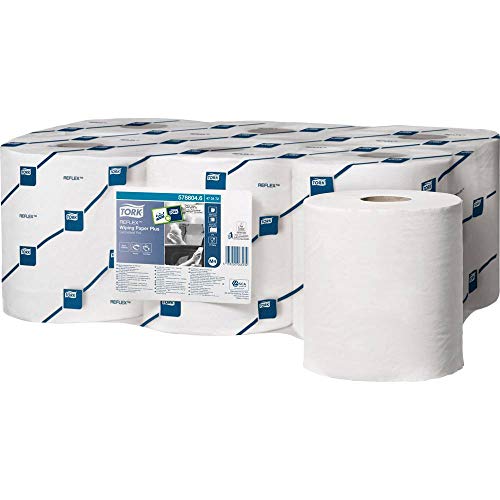 Tork Reflex 473242 carta asciugatura 6 rotoli bianco monovelo