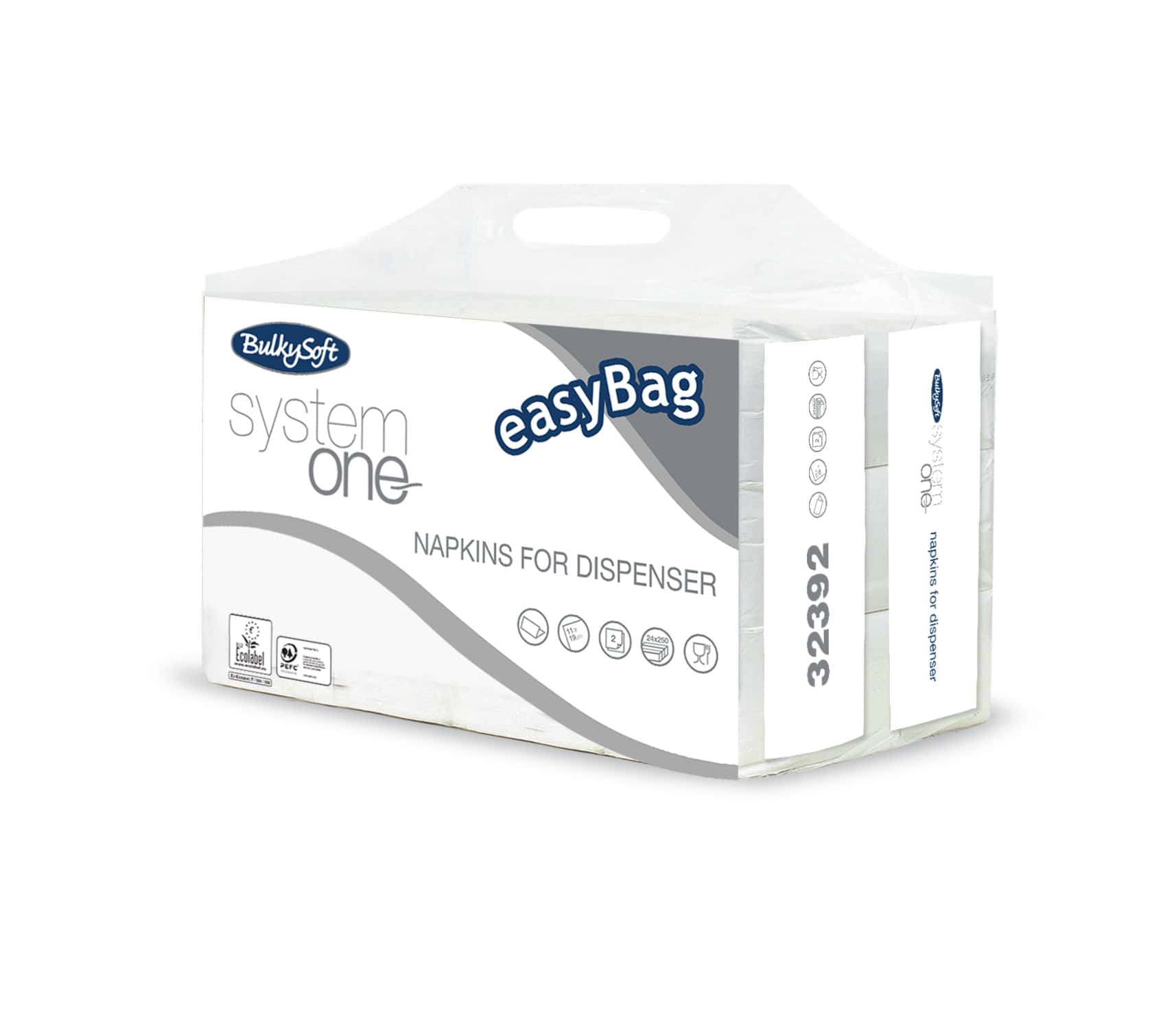 Bulkysoft System One Tovagliolo 2 Veli Compatto Easybag