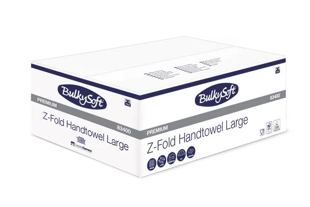 Bulkysoft Premium Z-Fold Large asciugamani piegati