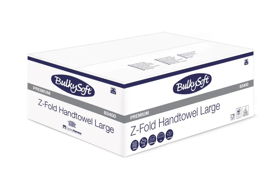 Bulkysoft Premium Z-Fold Large asciugamani piegati