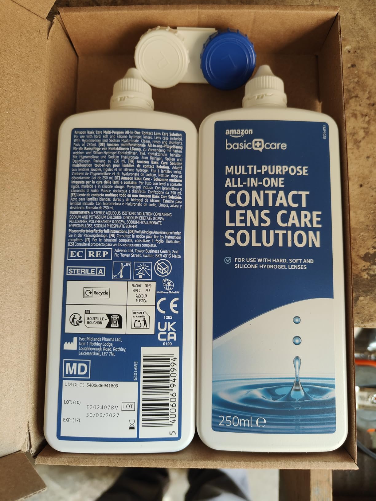 Healthcare by Amazon Soluzione Lenti 2x250 ml all-in-one