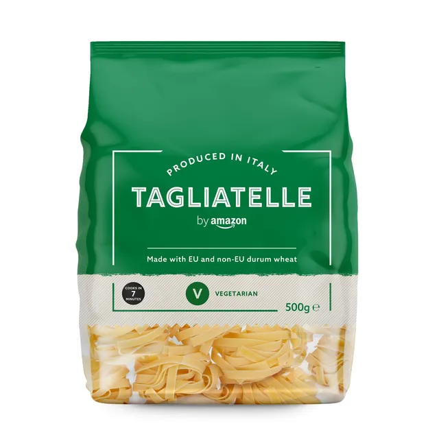 by Amazon Tagliatelle Grano Duro Pasta 500g italiana