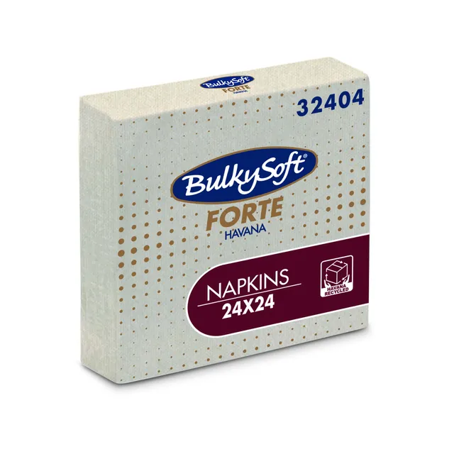 Bulkysoft Forte Havana tovagliolo 24x24 2 veli