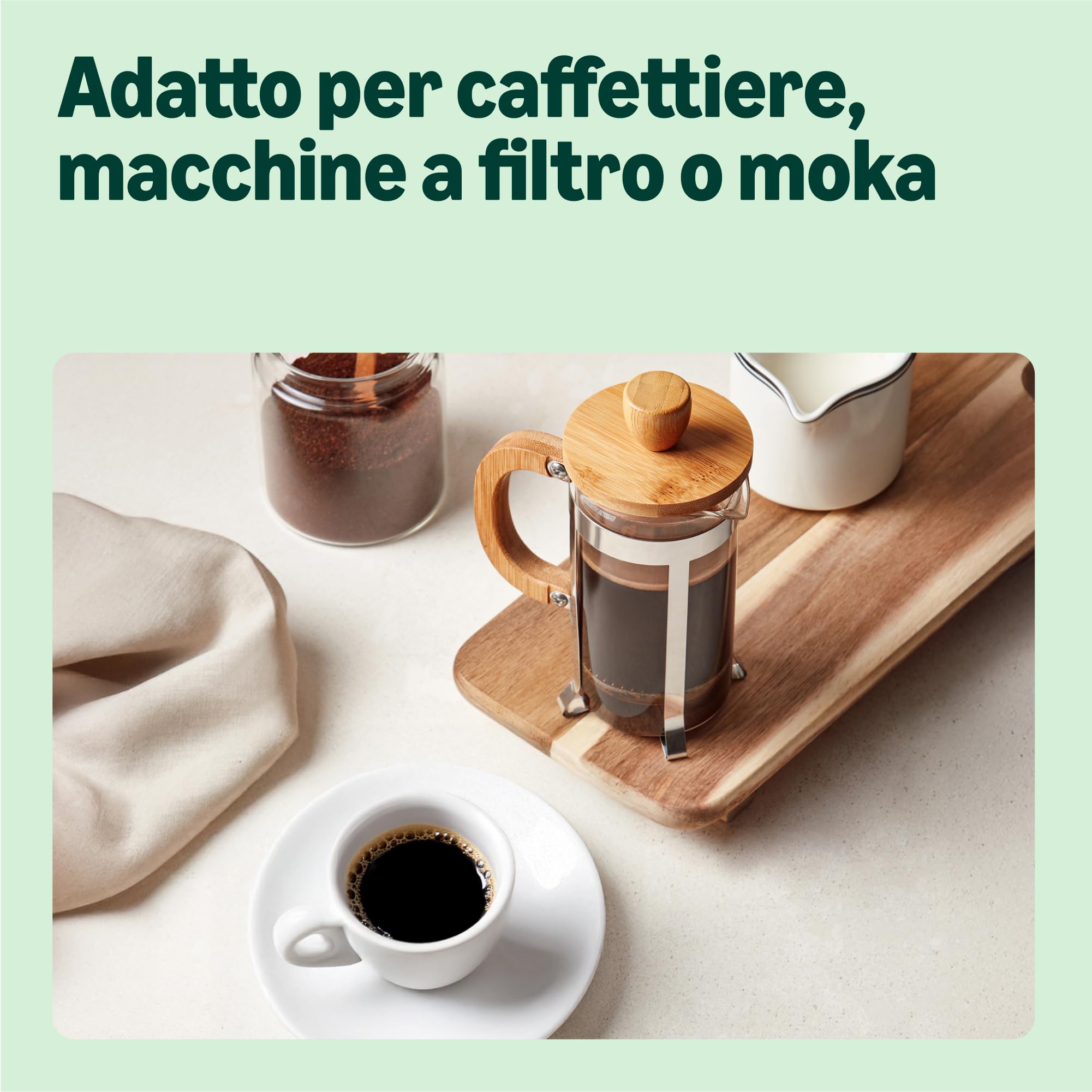 by Amazon Caffè Macinato Brasiliano 6x227g 100% Arabica