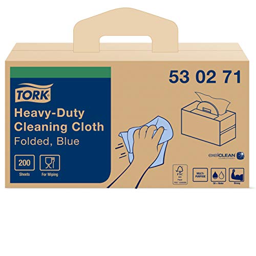 Tork 530271 Panno Pulizia Ultraresistente Blu 200 Panni