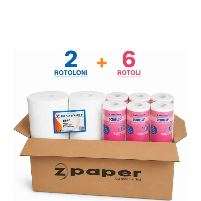 Zpaper Z1000 Octoplus B610 bobina 8 rotoli 2 veli