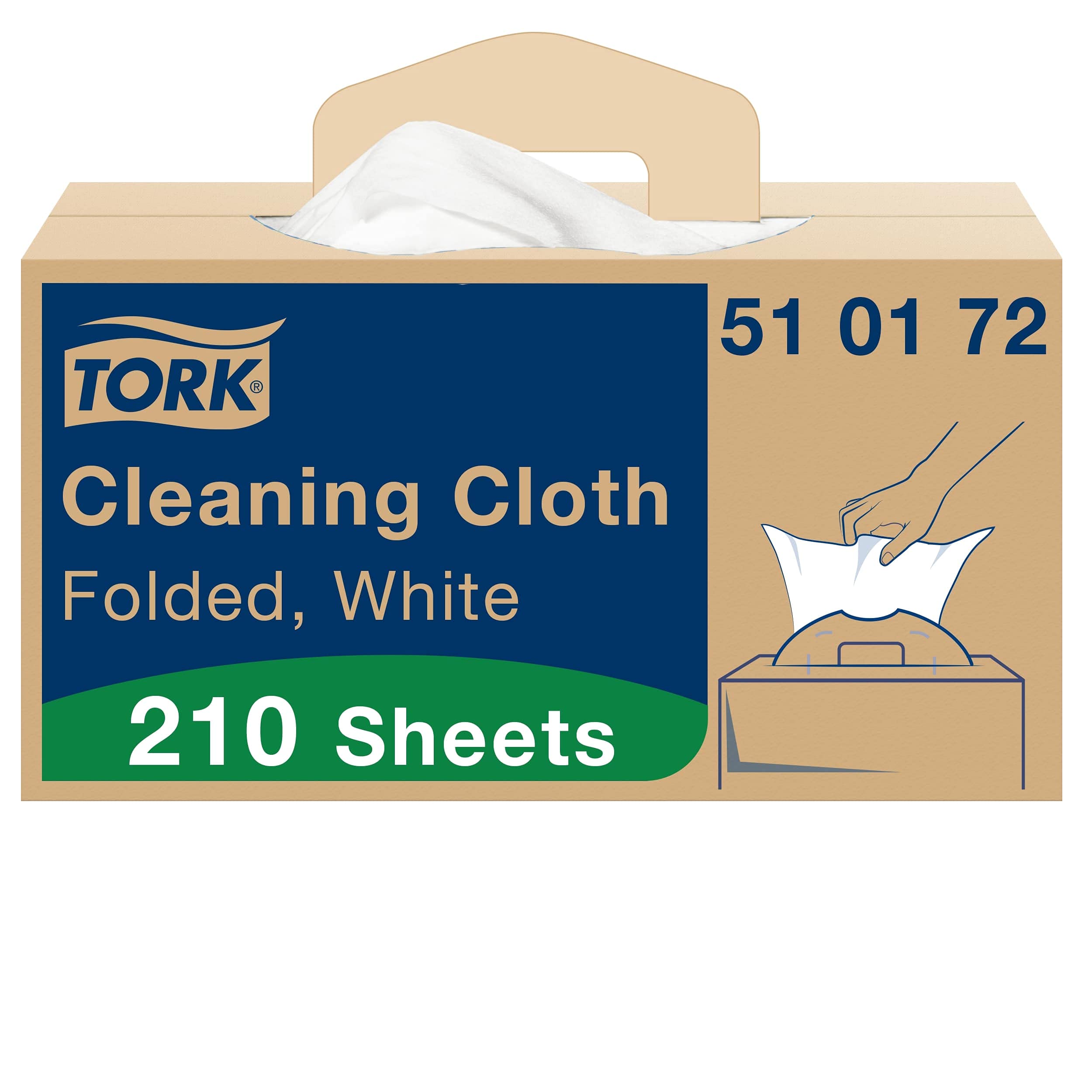 Tork Industrial Cleaning Cloth 520372 panni grigi 210 pezzi resistenti