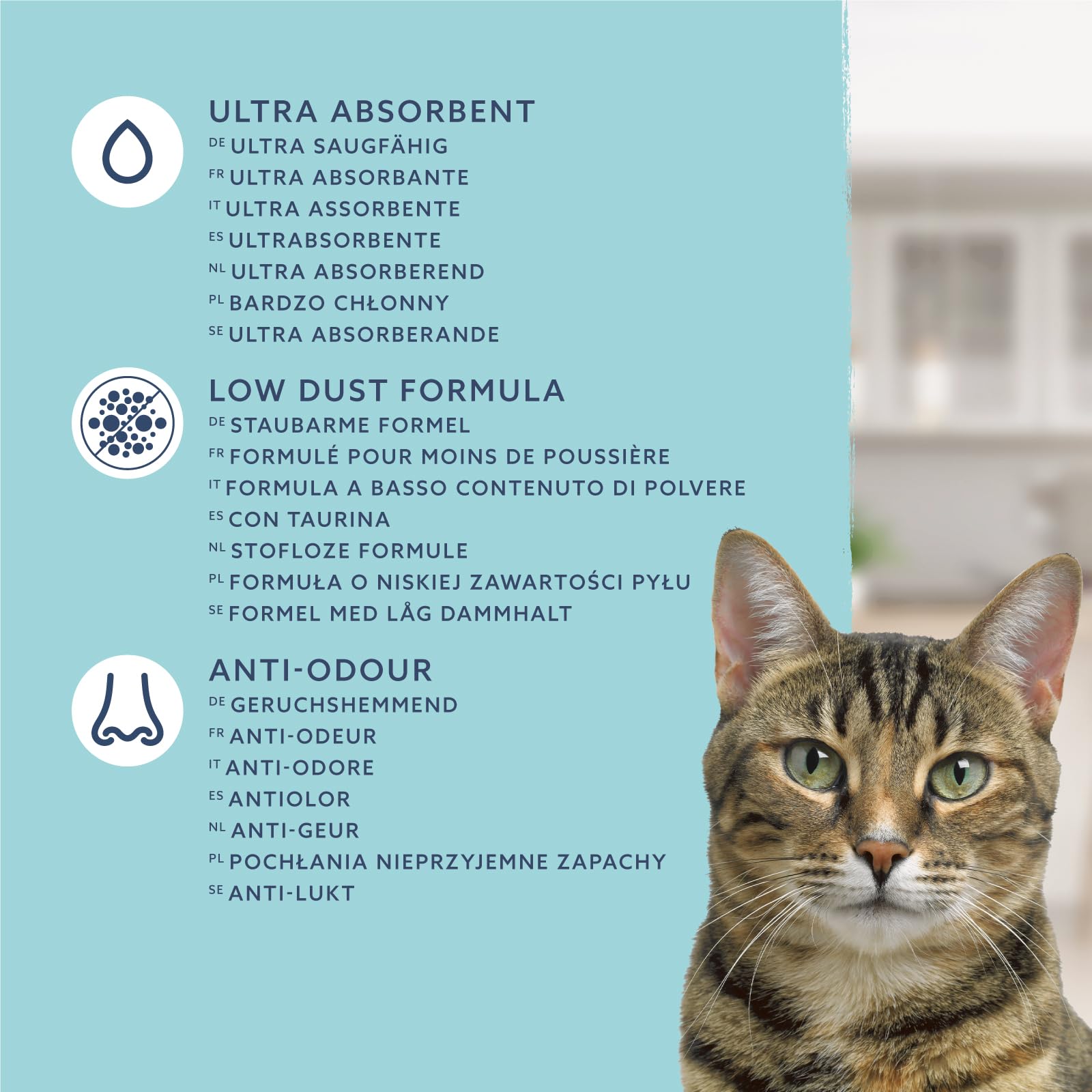 by Amazon Ultra lettiera gatto agglomerante bianca 10 L
