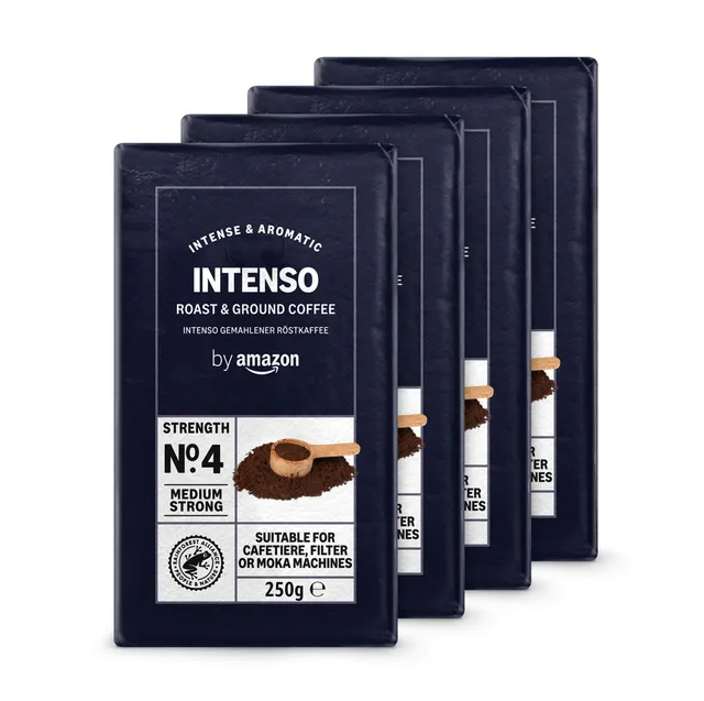 by Amazon Caffè Intenso caffè macinato 1 kg moka