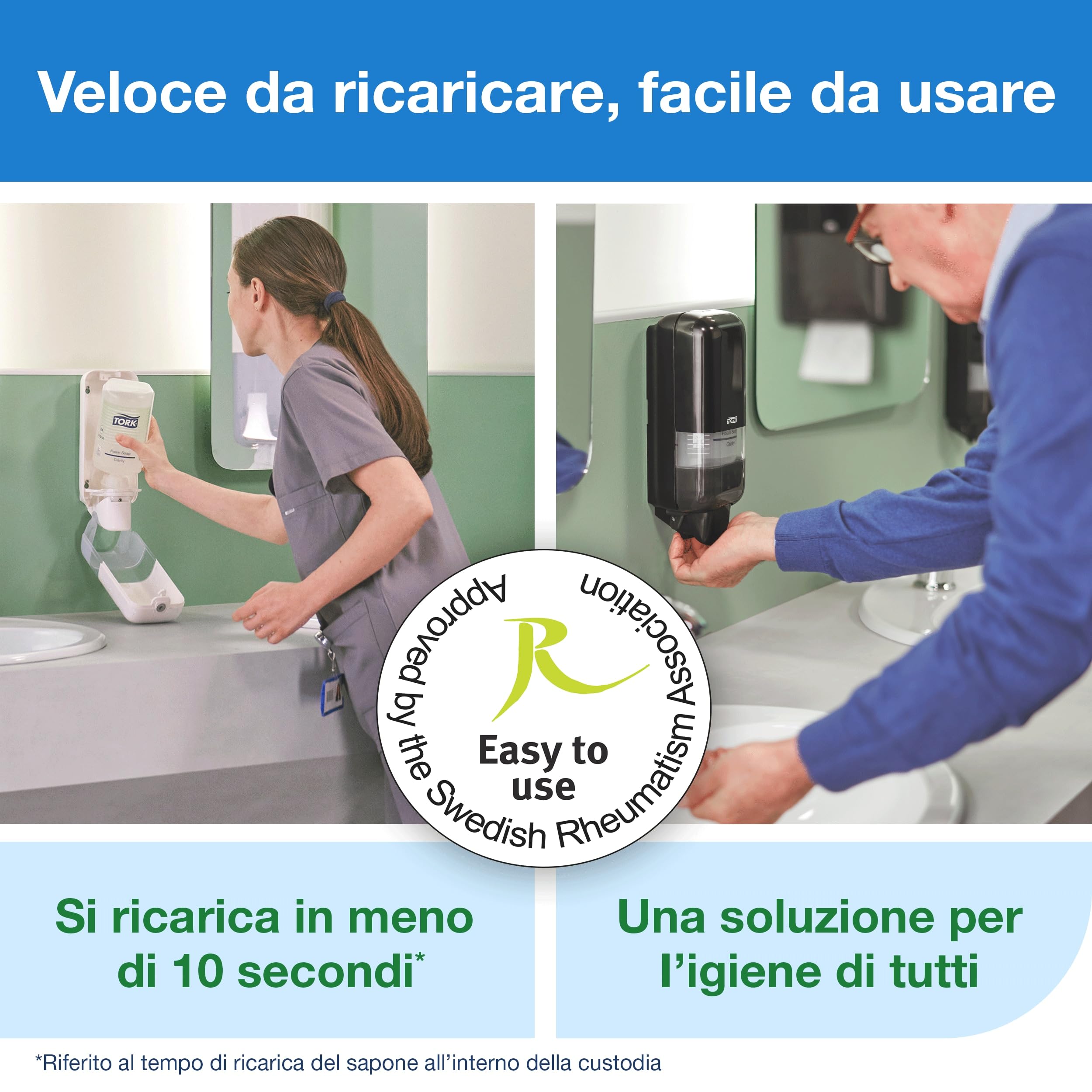 Tork Premium 420501 sapone liquido mani fresco 1 l