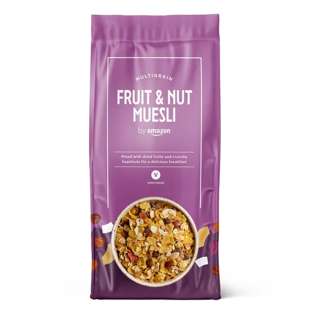 by Amazon Muesli Frutta e Frutta a Guscio cereali 750g multicereali