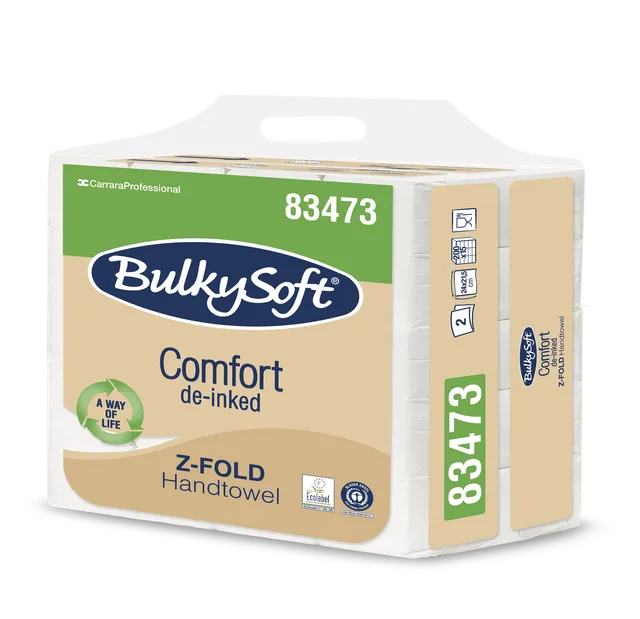 Bulkysoft Comfort Z-Fold 2V Easybag asciugamani 2 veli