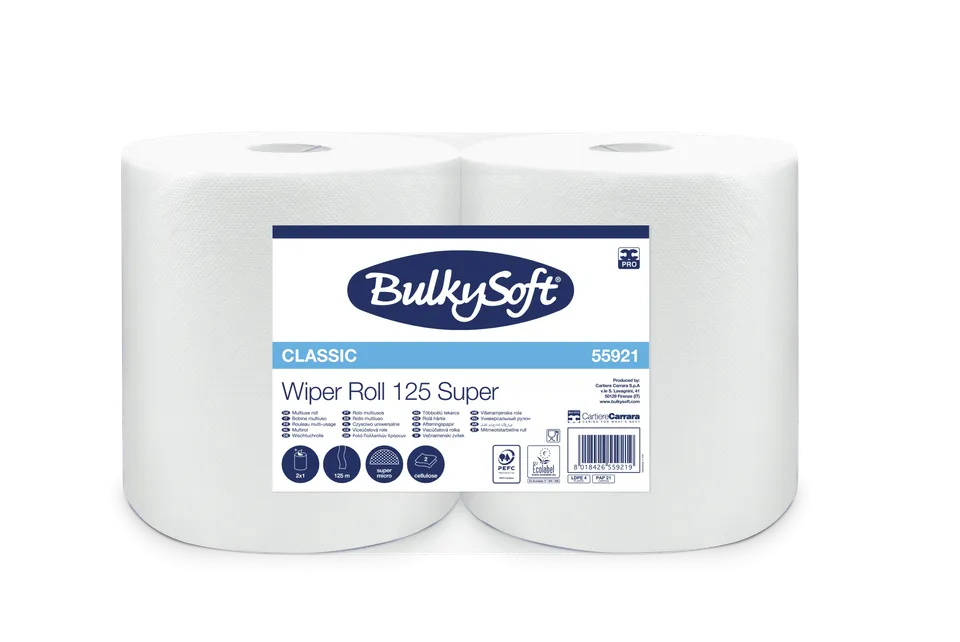 Bulkysoft Classic Wiper Roll 125 Super rotolo multiuso