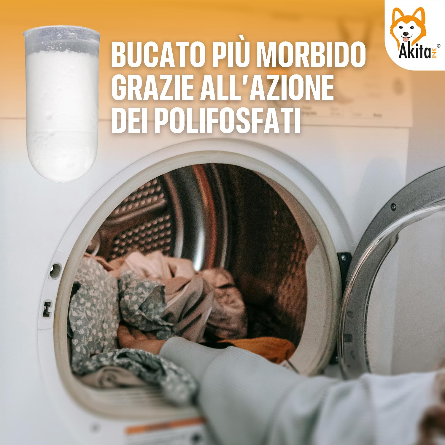 Akitaink cartucce anticalcare universali polifosfati 18 pezzi